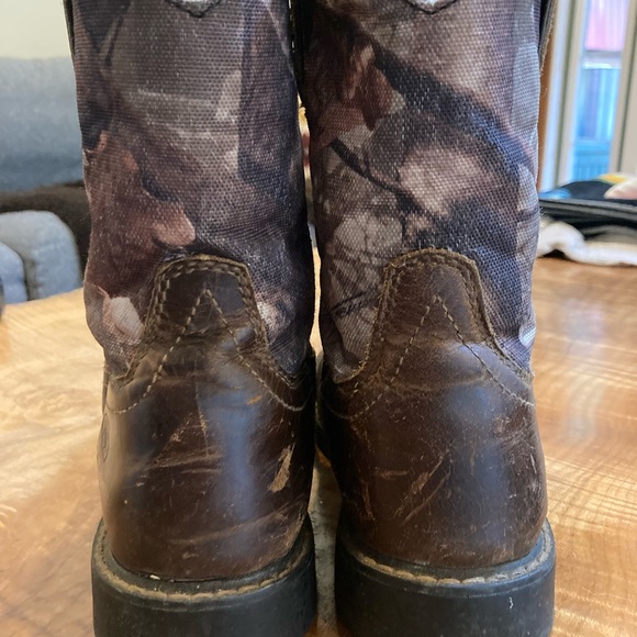 Ariat real tree camo boys boots, 5 - Picture 3 of 5